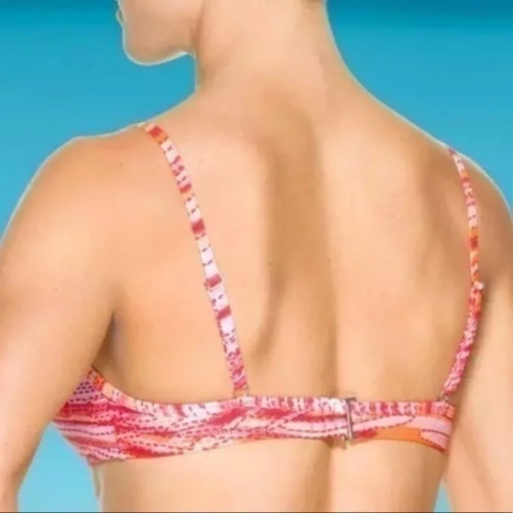 ATHLETA ZANZIBAR SCRUNCH TIE BIKINI TOP SI…